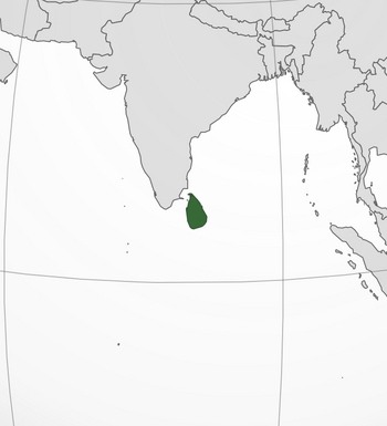 Map of Sri Lanka