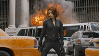 Romanoff durante la Batalla de Nueva York