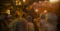 Drax dances for the first time on 