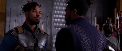 Killmonger explica sus intenciones sobre Wakanda