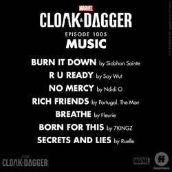 Cloak Dagger Original Television Series Soundtrack Marvel