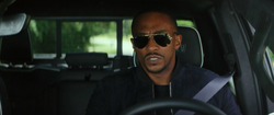 Sam driving