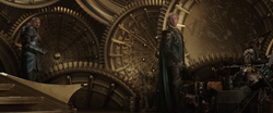 Skurge and  witnessing 's arrival