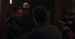 Stark and  discussing 