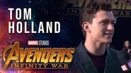 Tom Holland Live from the Avengers Infinity War Premiere