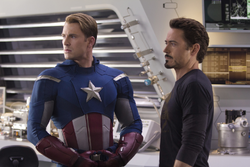 Capitan America y Tony Stark