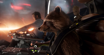 Quill y Rocket compiten