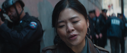 Angie Kim jokes with Devlin