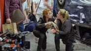 Nat and Yelena BTS-