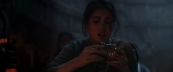  holds the bangle