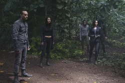 Auran and her team of 