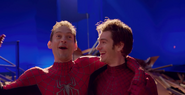 Tobey and Andrew BTS