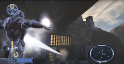 Iron Man Blasts Generator