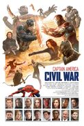Captain America Civil War by Paolo Rivera