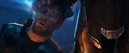 Thor Placed In Thanos' Hand