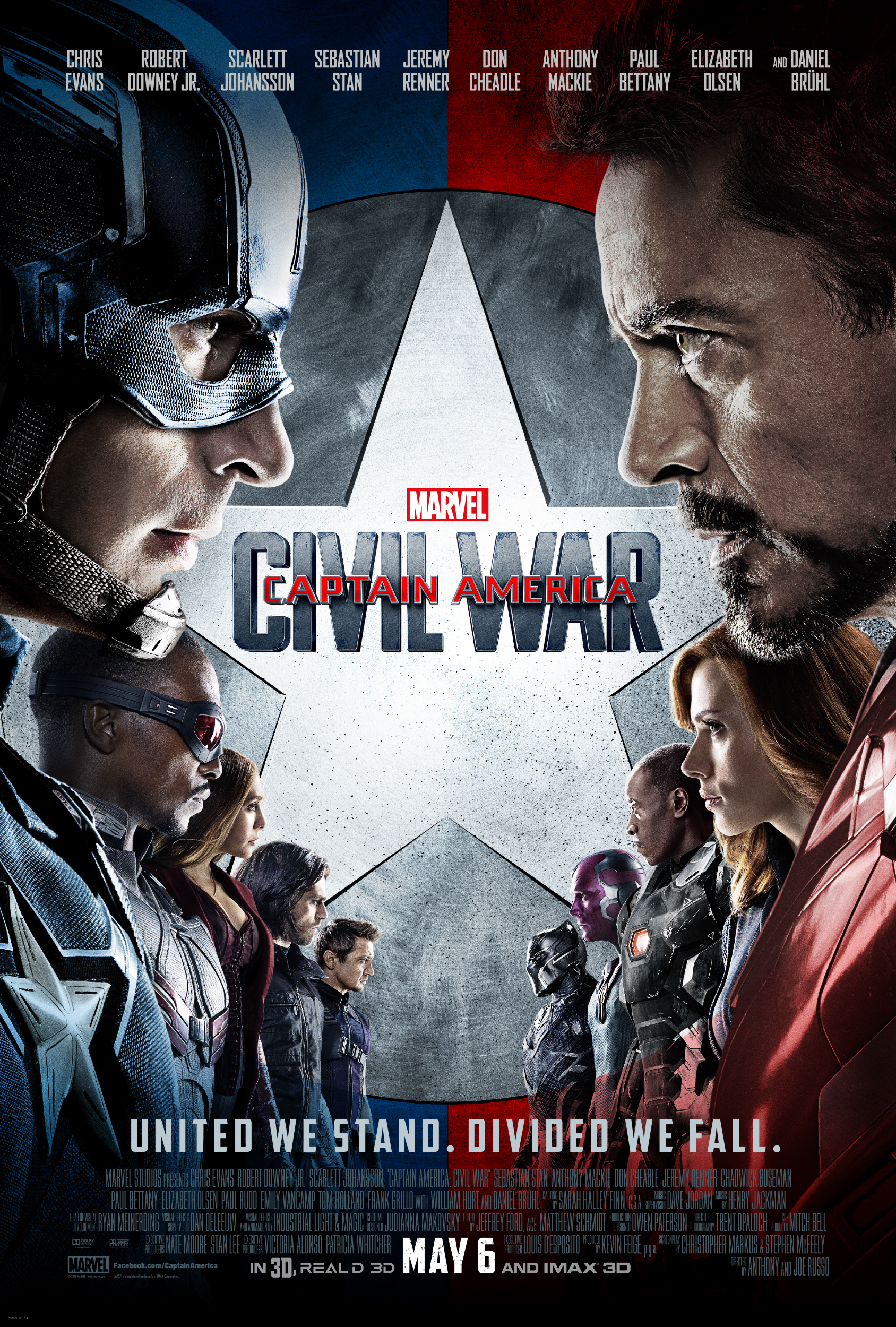 Capitán América: Civil War de Marvel, Anuncio: 'Equipo