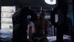 Mackenzie has his arm treated