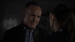 Coulson says goodbye to Simmons