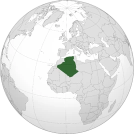 Map of Algeria