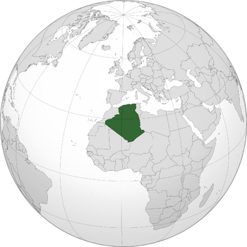 Map of Algeria