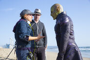 Talos on beach BTS