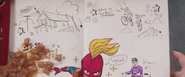 Beans on Kamala Khan's Artwork