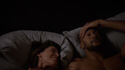Rodriguez and  in bed