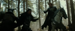 Hogun and Fandral fight