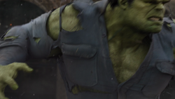 Banner becomes Hulk