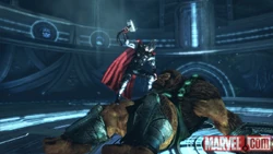 Thor defeats 