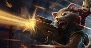 GotGV2 Concept Art Rocket and Baby Groot