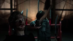 Scythe slashing his blade towards 