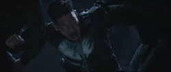 Frank Castle restrained