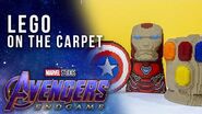 Incredible LEGO Installations at the Avengers Endgame Premiere