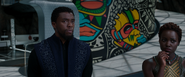 TChalla-Nakia-LookingAtKillmongersRecord