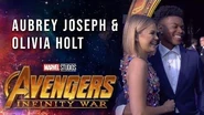 Aubrey Joseph & Olivia Holt Live from the Avengers Infinity War Premiere