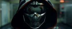 Taskmaster estudia los movimientos de Romanoff