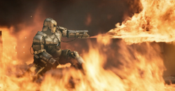 Iron Man Mark I Flamethrower 2