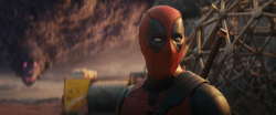 Deadpool looks at Alioth