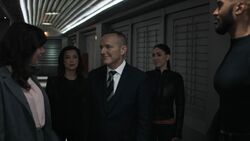 Coulson talks with Glass