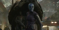 Nebula localiza a Gamora en Knowhere.