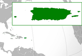 Map of Puerto Rico