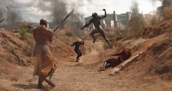  ambushed in the trench