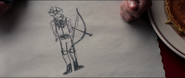 Hawkeye Costume Drawing