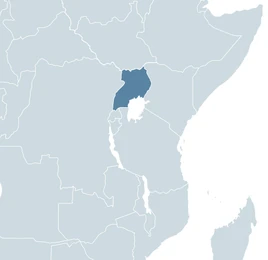 Map of Uganda