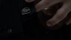  wears his father's cufflinks years later