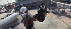 Ant-Man transforms into the Giant-Man