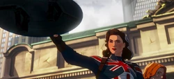 Peggy catches shield
