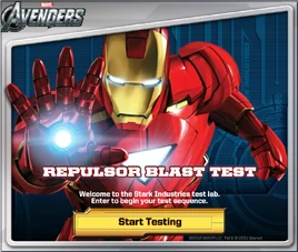 Avengers Repulsor Test