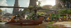 M'Baku se lanza contra los Atlanteanos